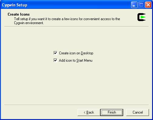 Installing NS2 on windows 7 step 9