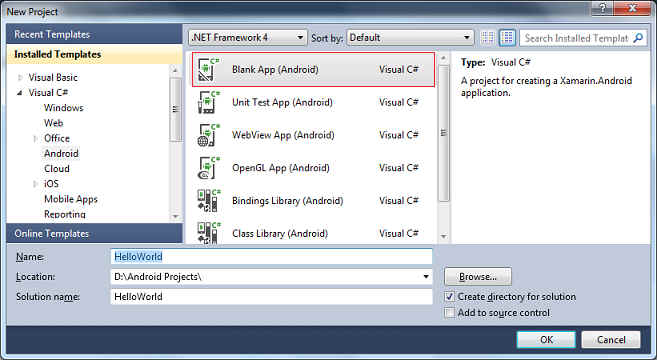 Developing Android Application